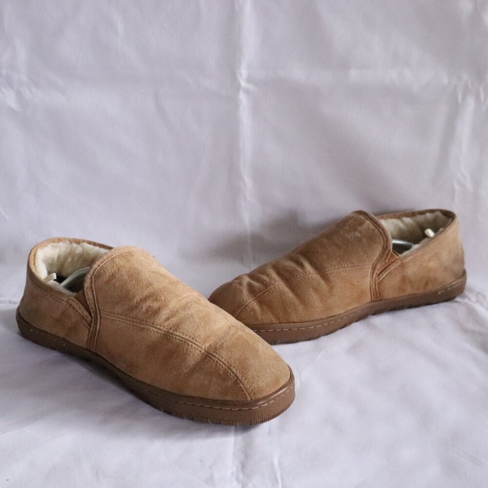 Wind River Men's Sz 10 Tan Casual Slip‎ On House Slippers